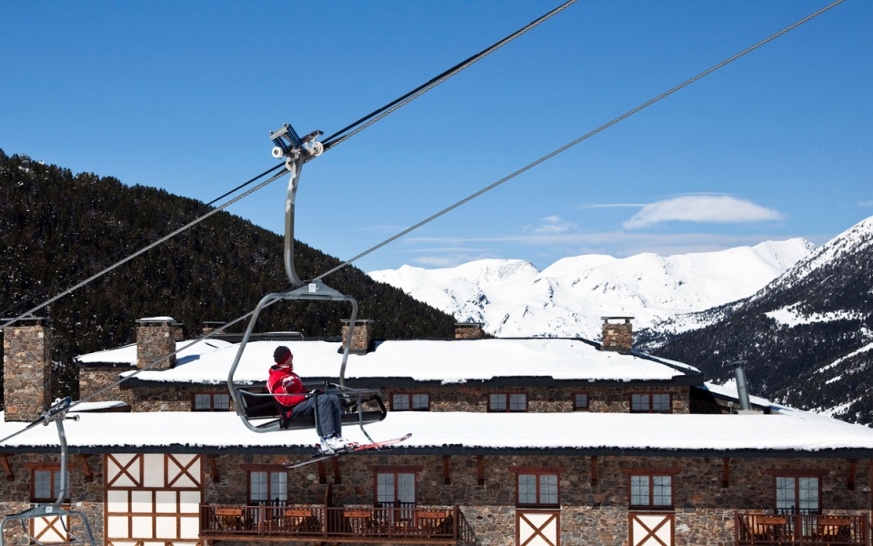 Grau Roig Andorra in the winter season