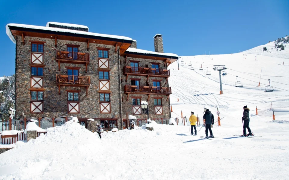 Grau Roig Andorra in the winter season