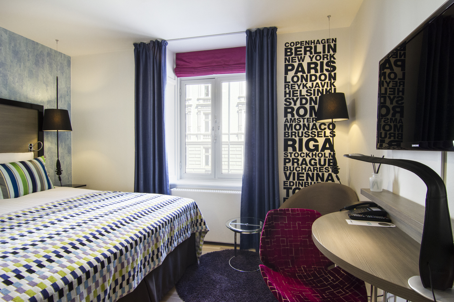The Brilliant Deluxe Room (Double Room). This room type is perfect for one or for two, if you like slightly larger room than our standard rooms. Try to request a room towards the court yard.
