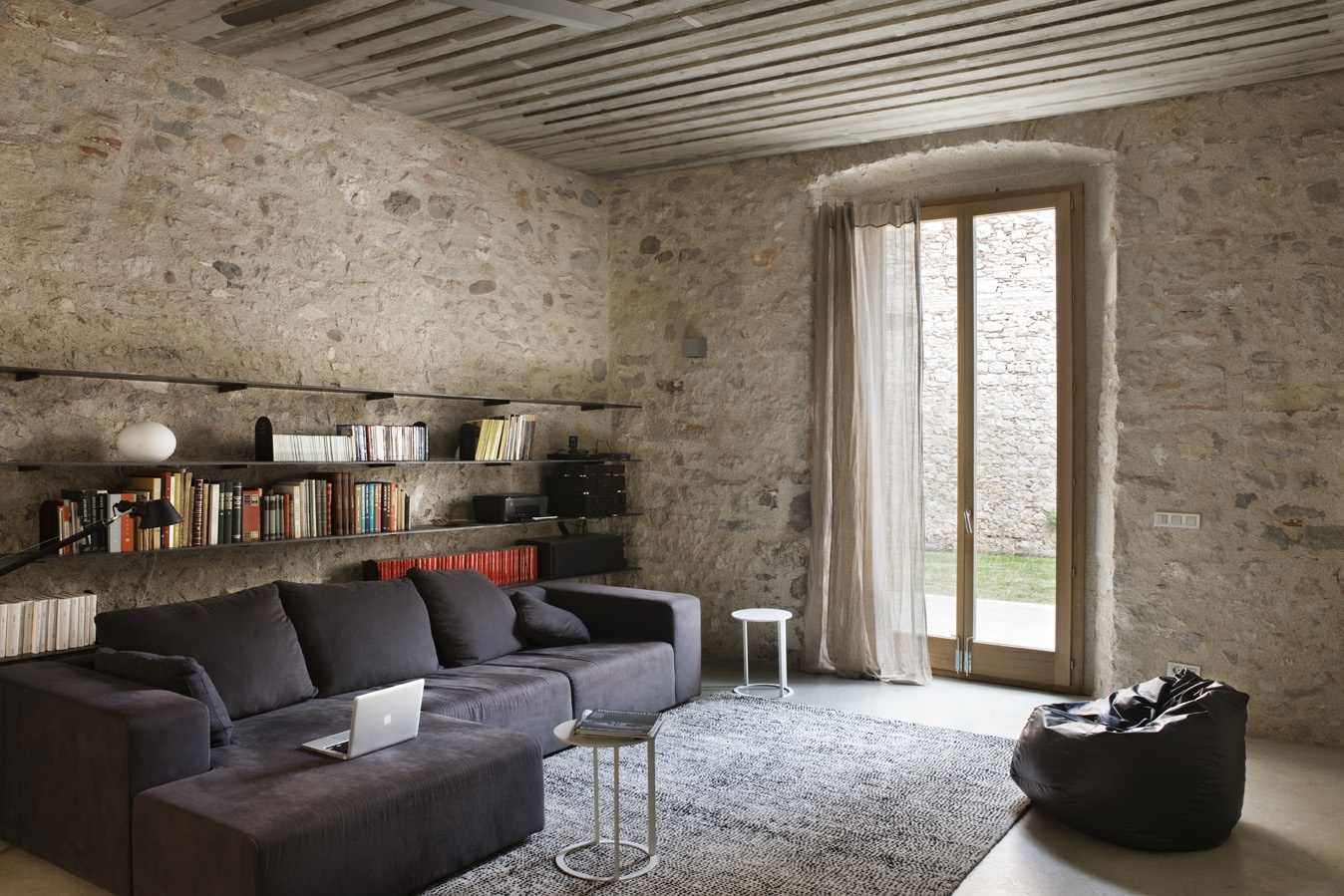 Main living room in El Jardin apartment on the 1st floor.