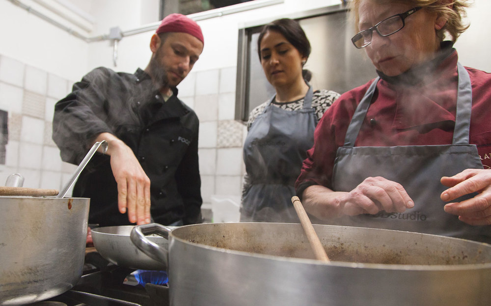 Giorgio Pinto was the host for our very first cooking course in Florence.