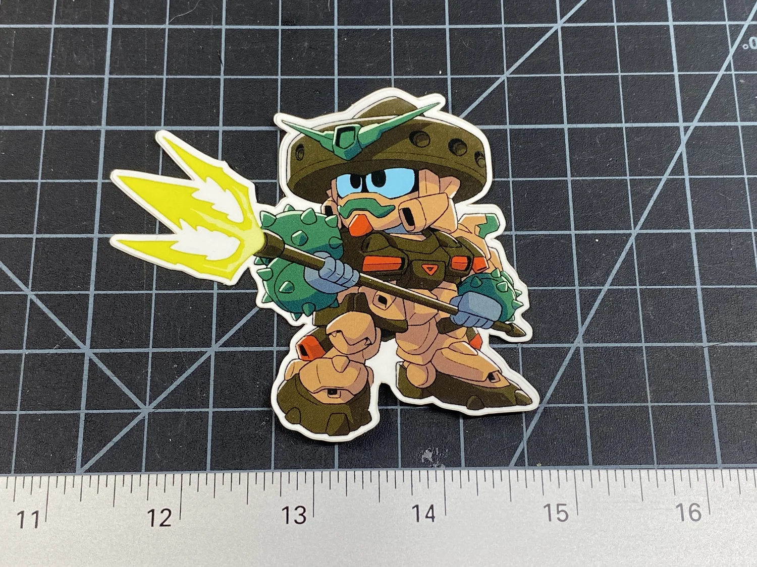 G Gundam: Tequila Gundam Vinyl Sticker — Evan Palmer Comics