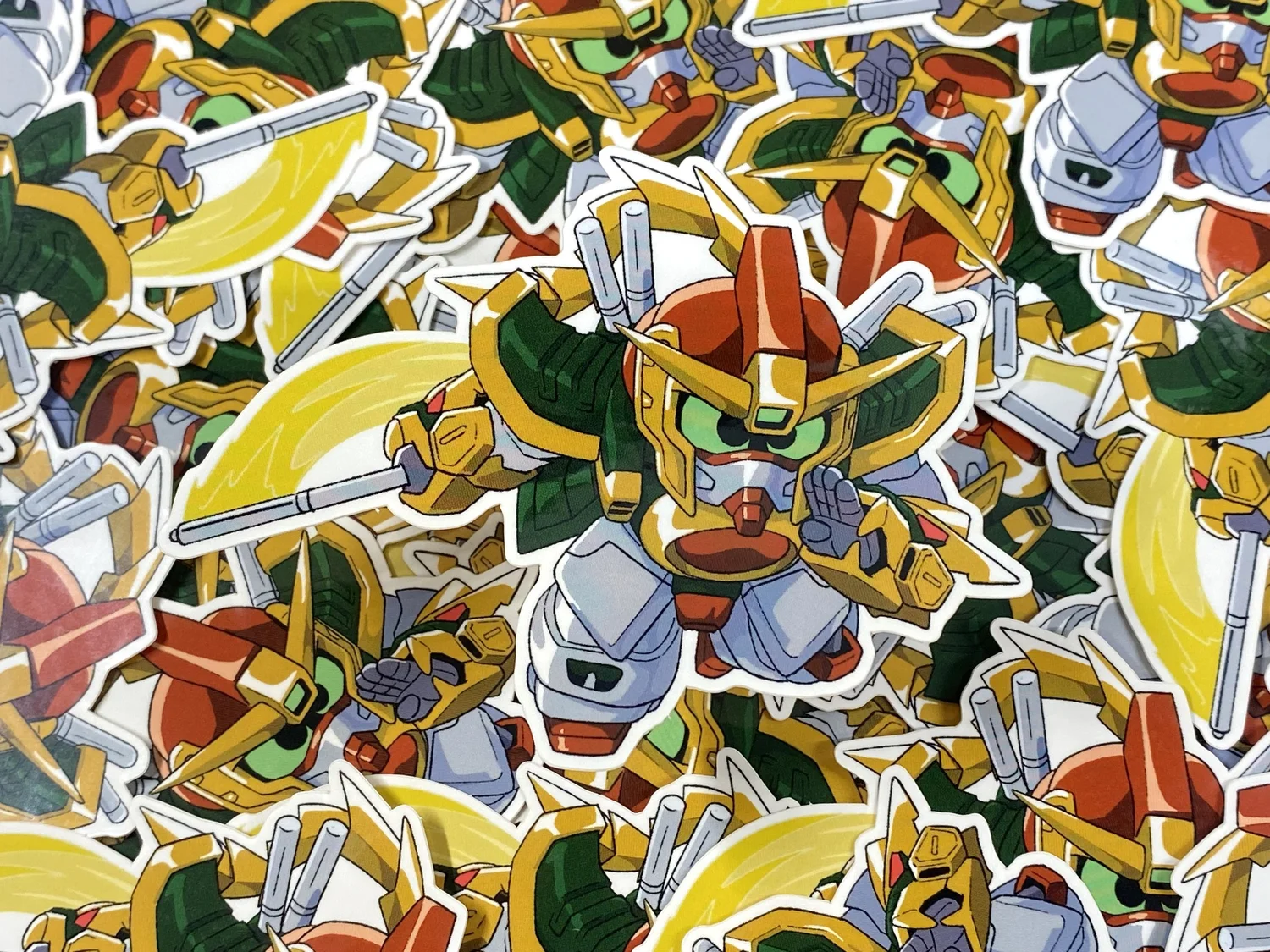 G Gundam Dragon Gundam Vinyl Sticker — Evan Palmer Comics