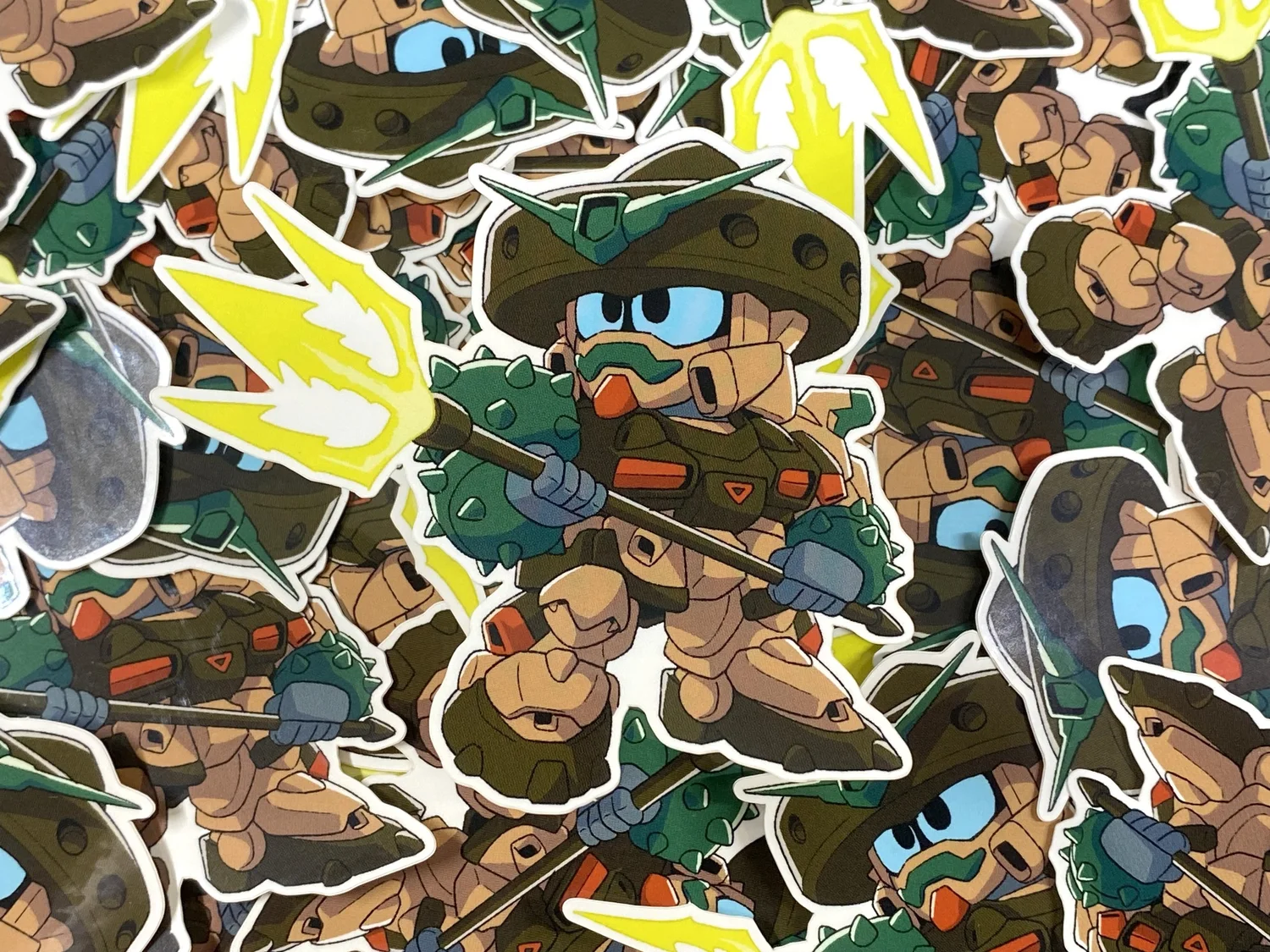 G Gundam: Tequila Gundam Vinyl Sticker — Evan Palmer Comics