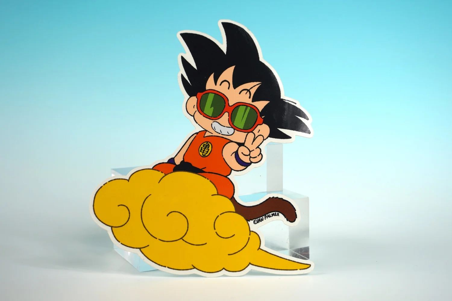 Son Goku Shades Vinyl Sticker — Evan Palmer Comics