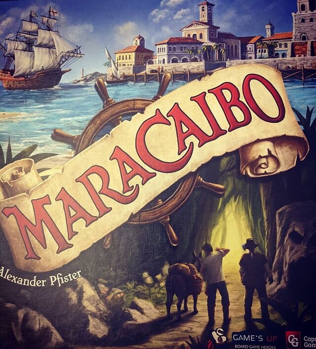Finally got my hands on #Maracaibo from @capstone_games  sleeving cards now!!