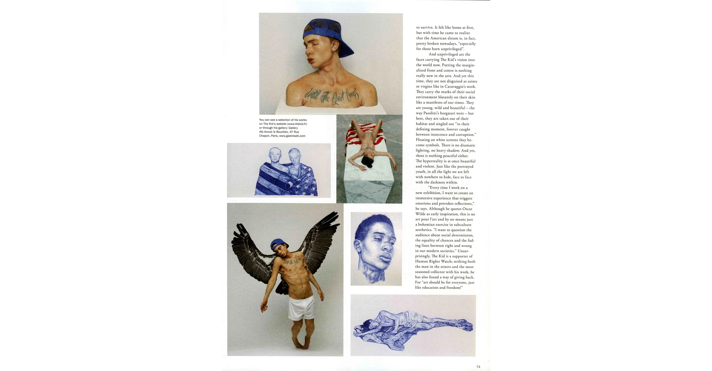 THE KID in PLATEA Magazine Summer 2016 Print Issue Pages 70 to 73 Page 73 150dpi Web.jpg