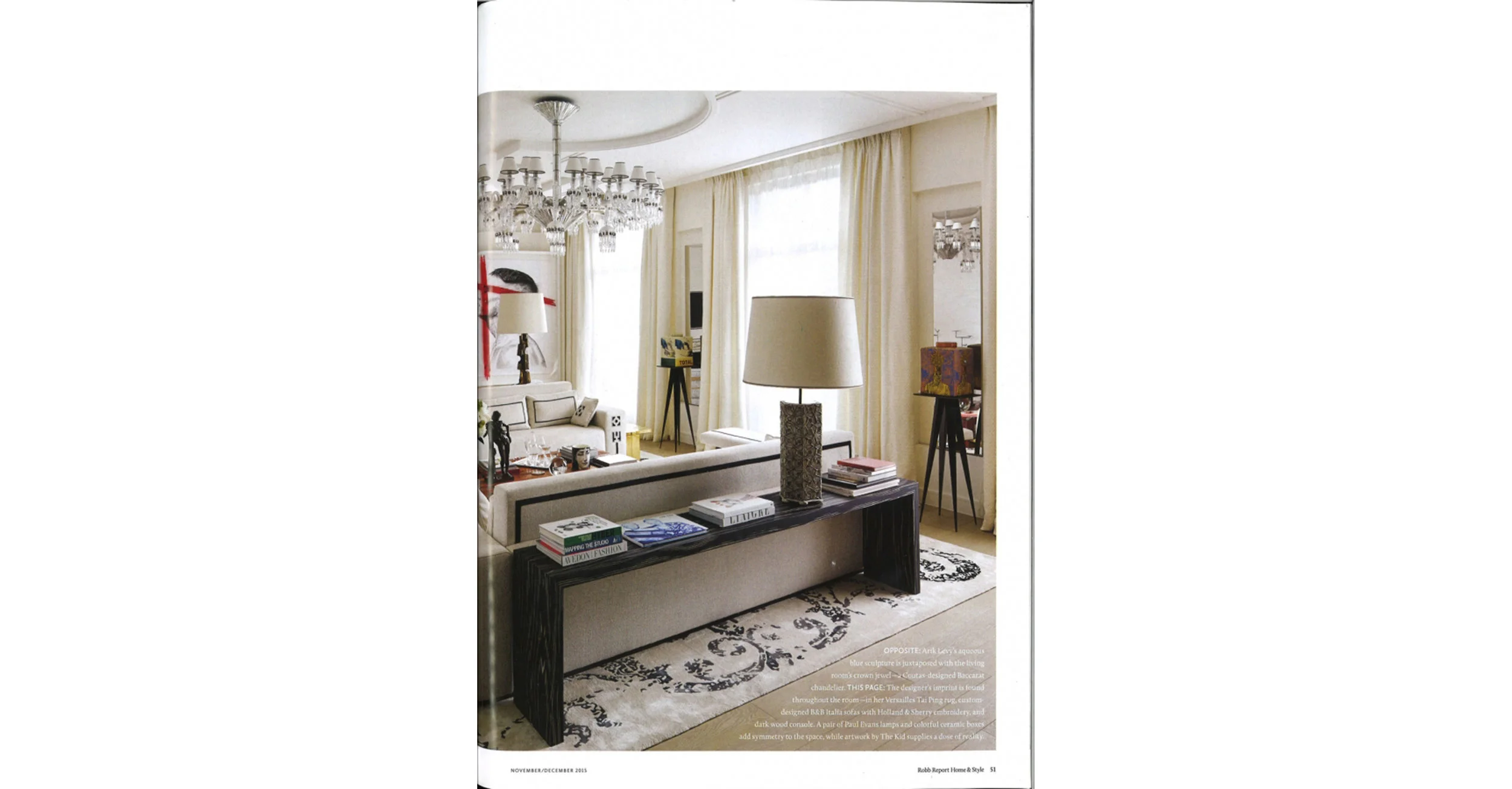 THE KID in THE ROBB REPORT HOME AND STYLE - New York USA - November December 2015 Print Issue - Pages 48 to 60 - Page 51.jpg