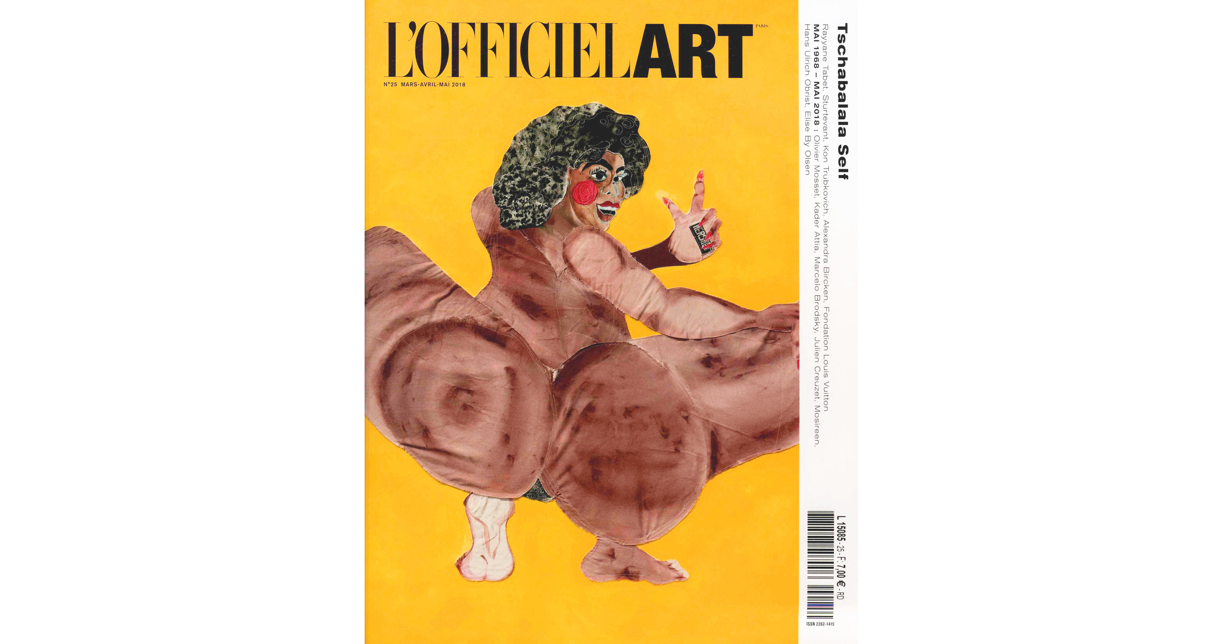 THE KID in OFFICIEL ART Magazine - March April May 2018 Print Issue - France - Page 36 - Cover page - Web 150dpi - Web wb.jpg