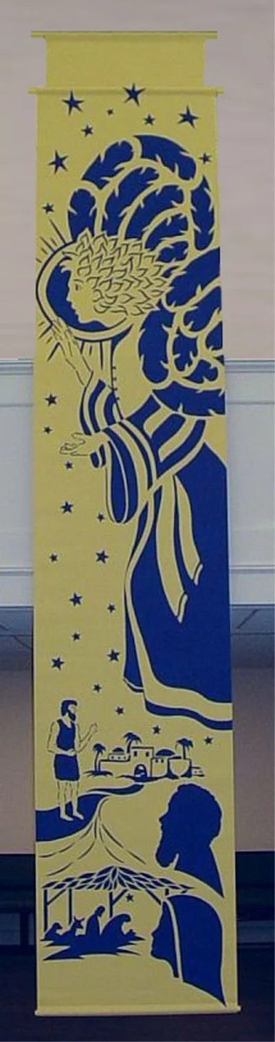 Angel Gabriel, Chancel hanging 15 ft.