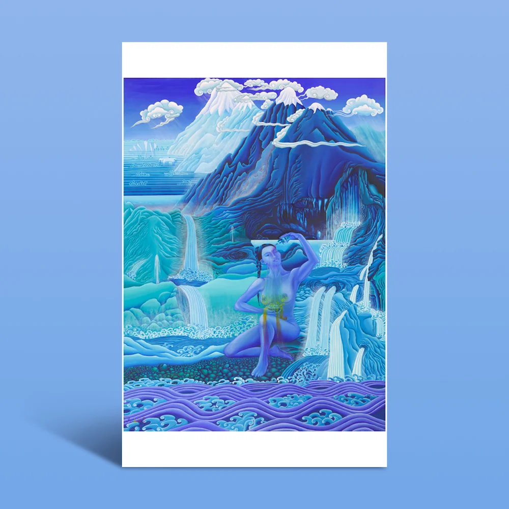 Water Dakini – 5"x7" Greeting Card