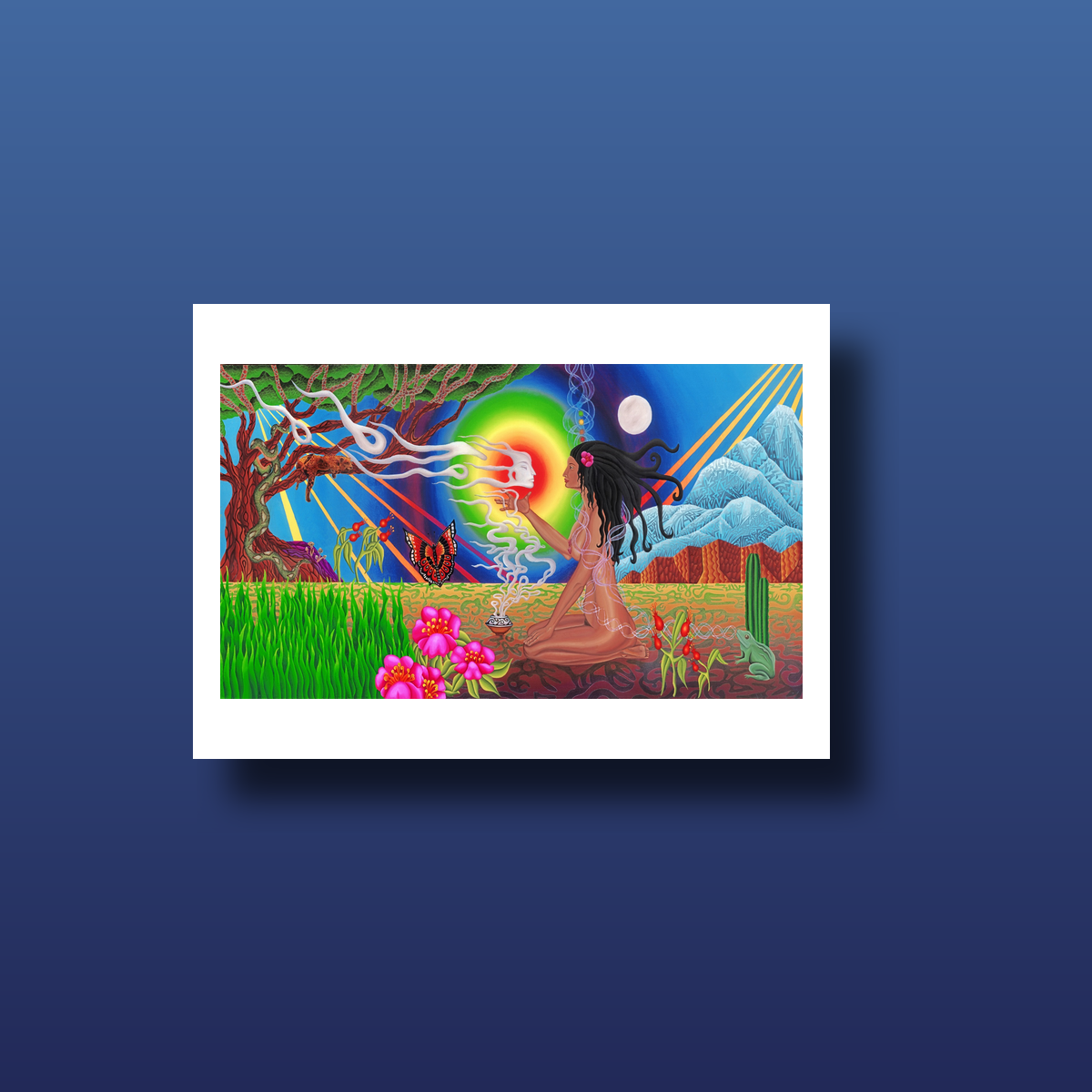 El Bufo, The Toad-5MEO-DMT Greeting Card