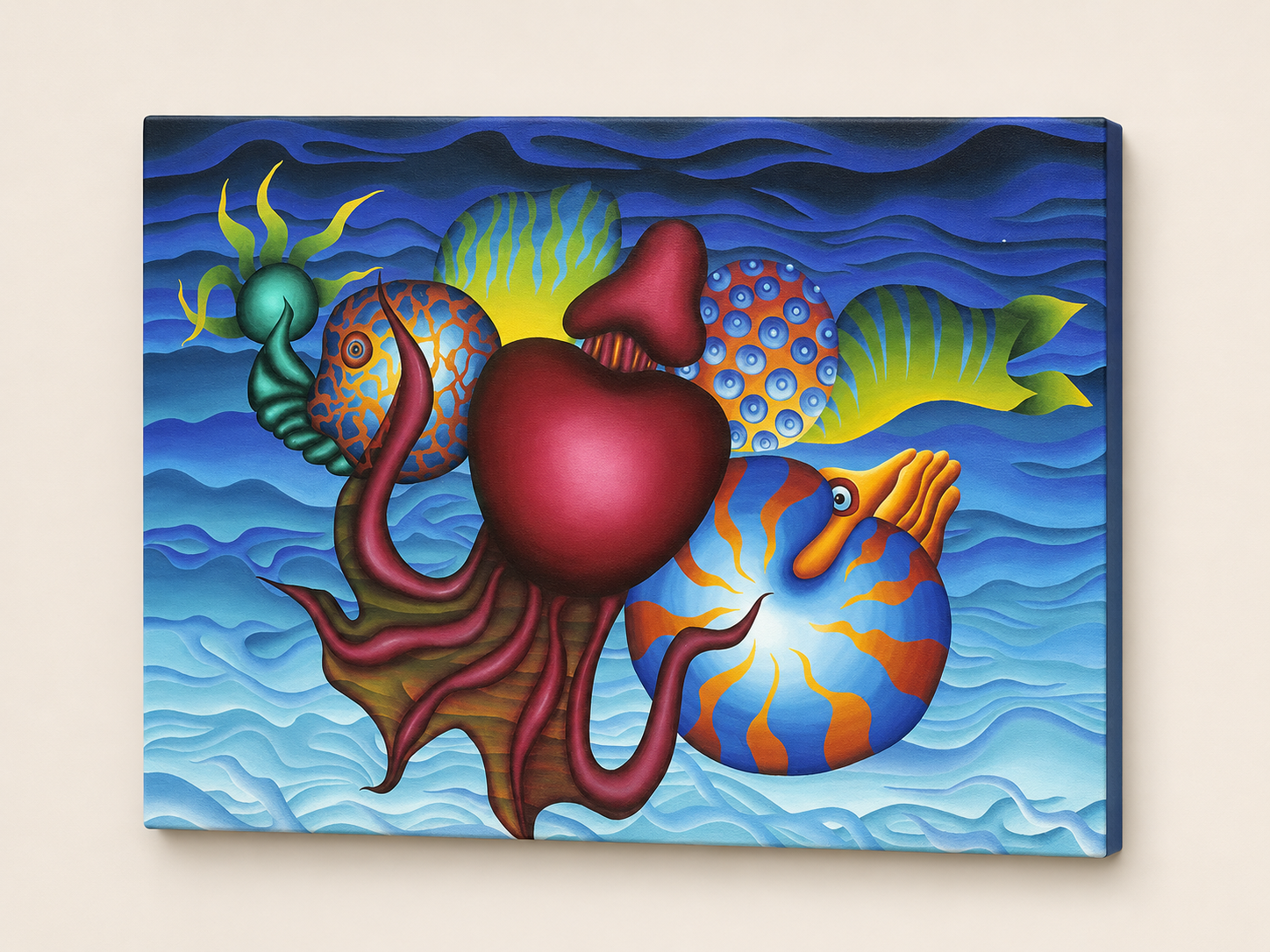 Nautilus Pompilius Canvas Wrap