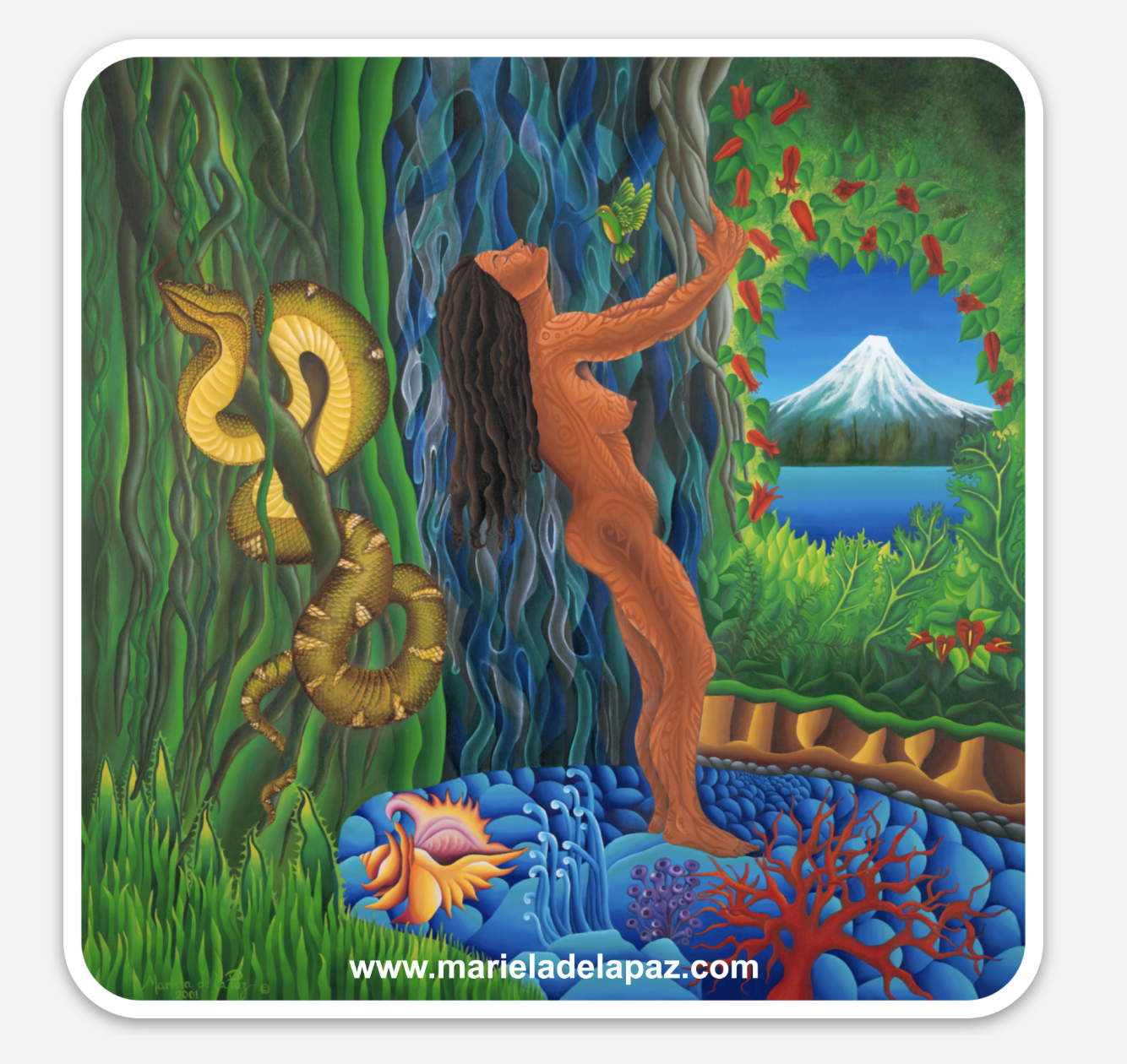 Venus of the Forest Sticker