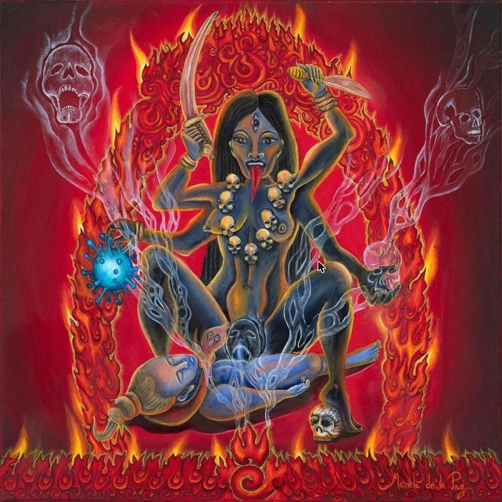 Kali's Wrath Paper Print