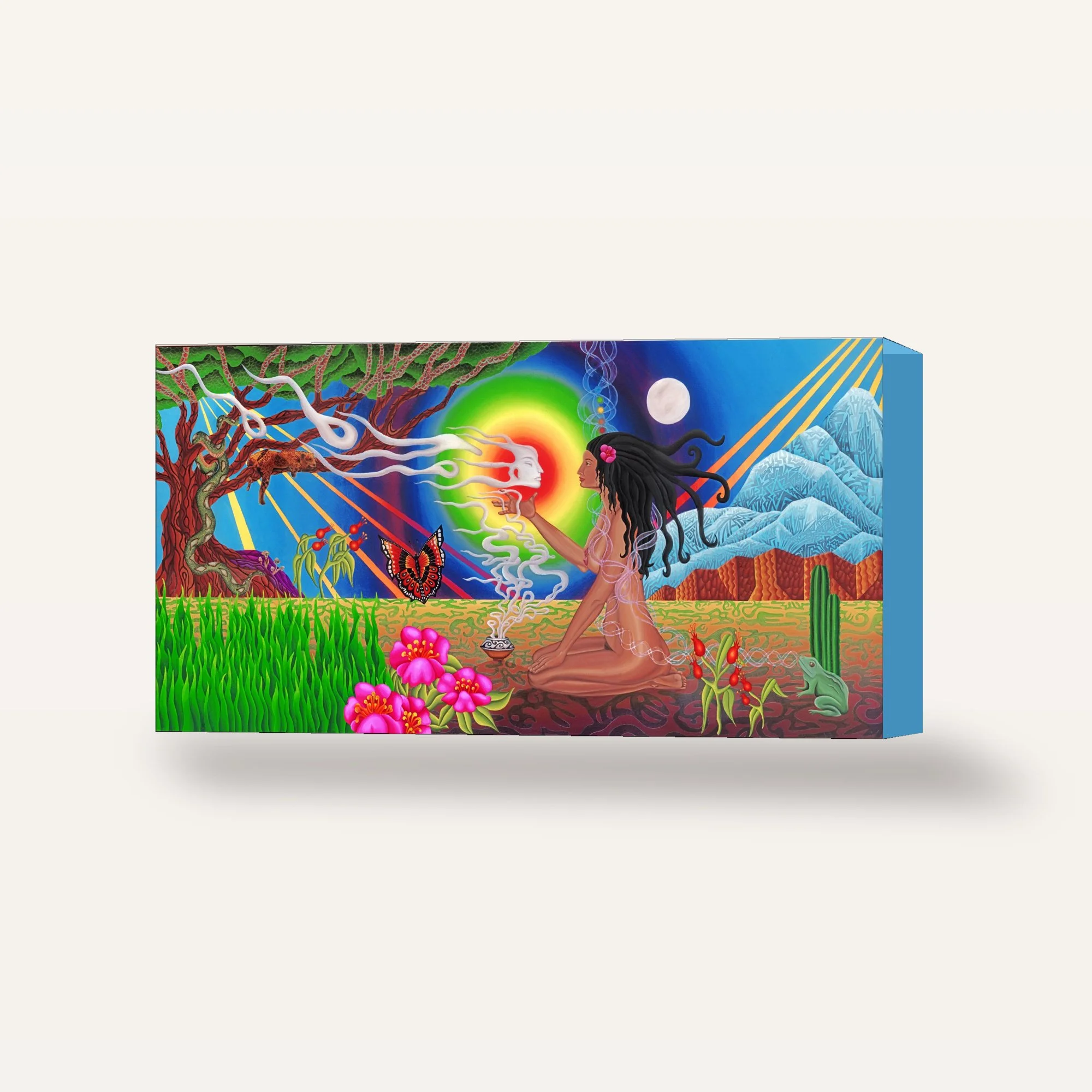 El Bufo, The Toad-5MEO-DMT Canvas Wrap