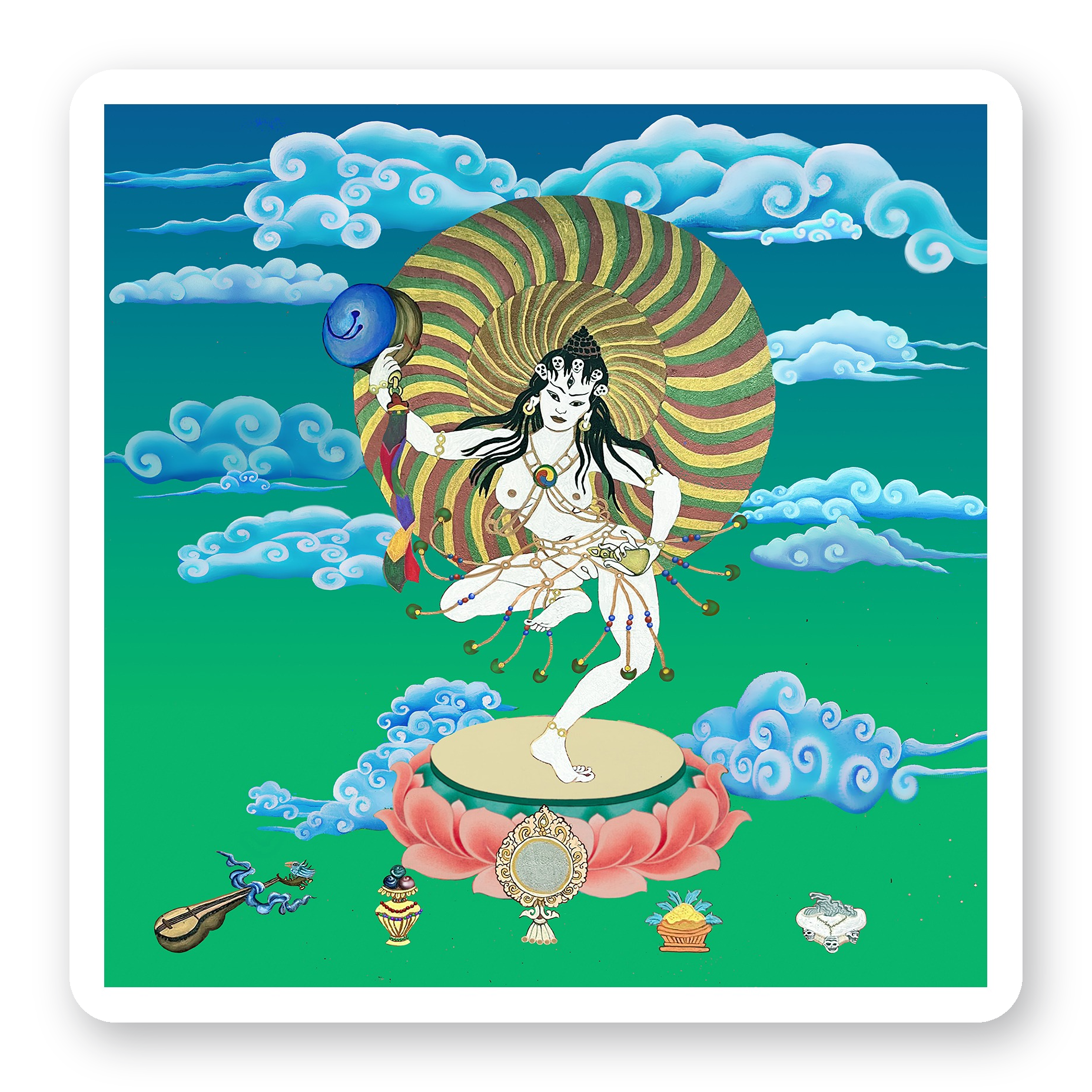 Machig Labdron Sticker