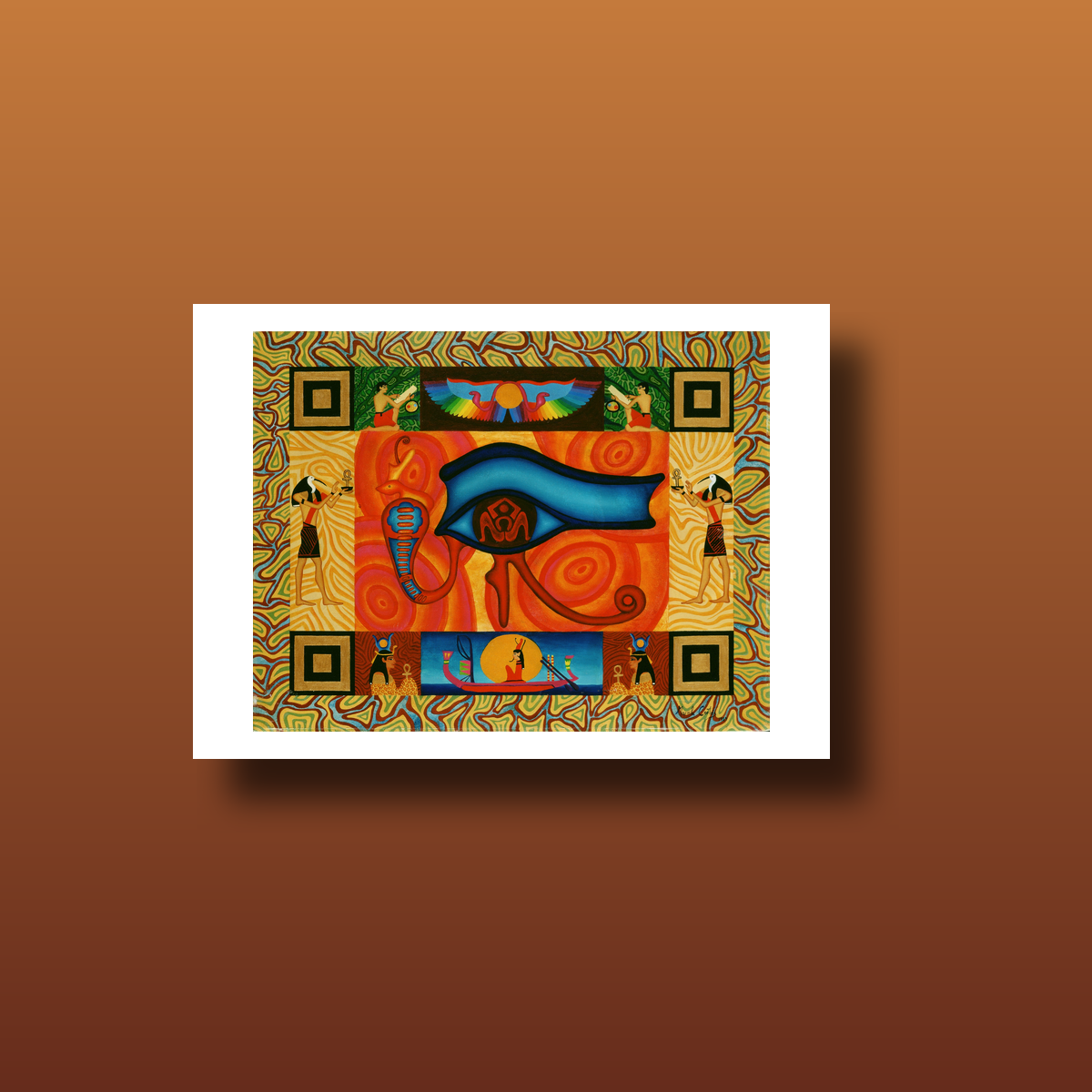 Eye of Horus Greeting Card