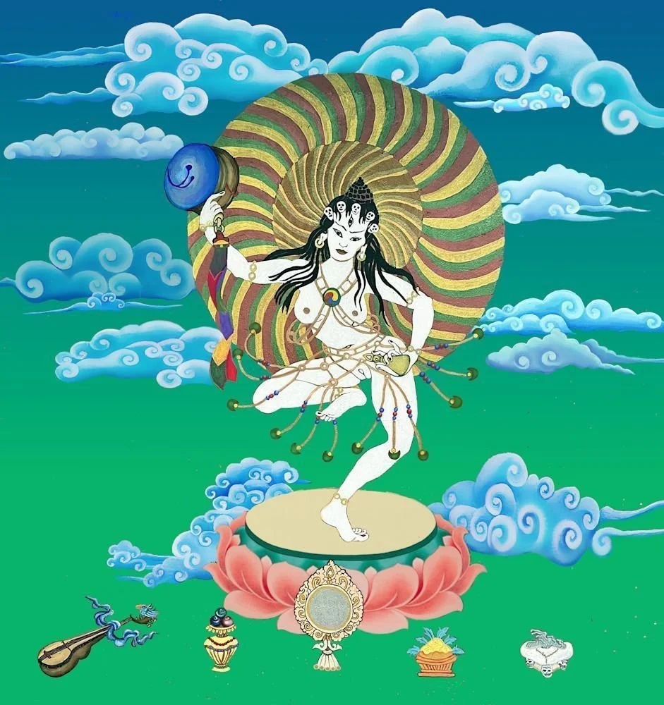 Machig Labdron Paper Print