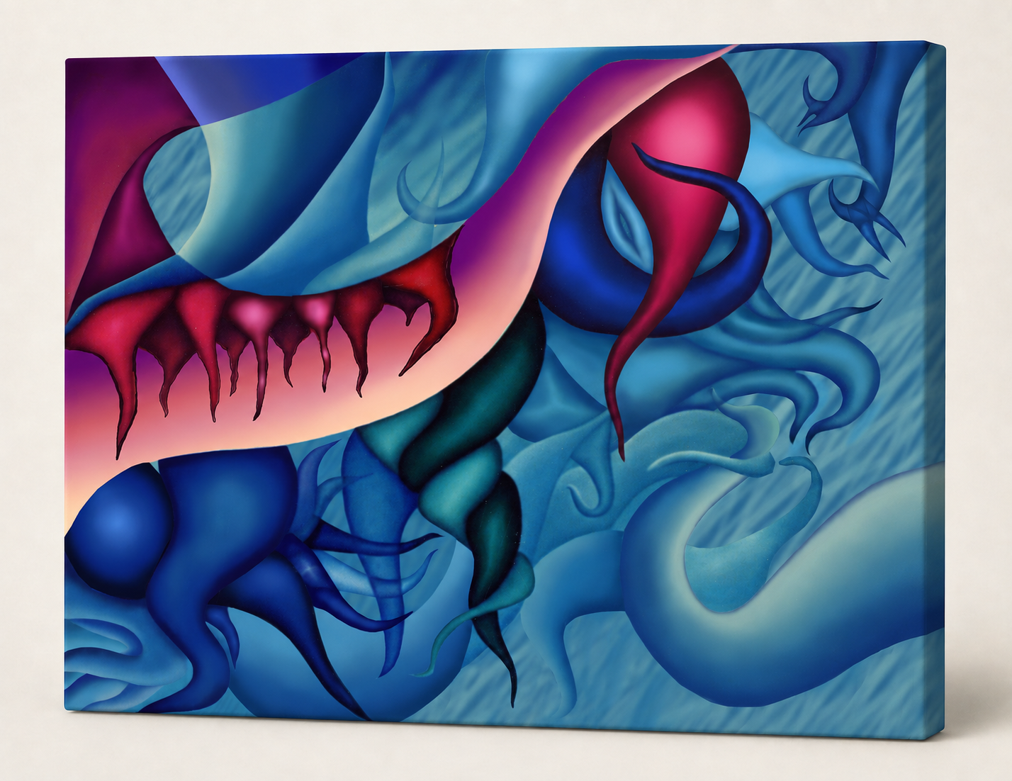 Anemones Canvas Wrap