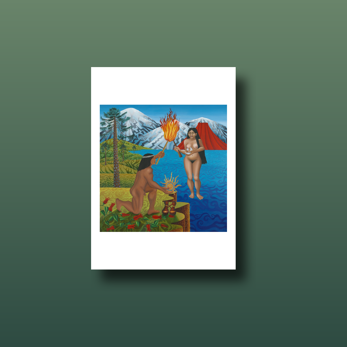 The Lovers Greeting Card