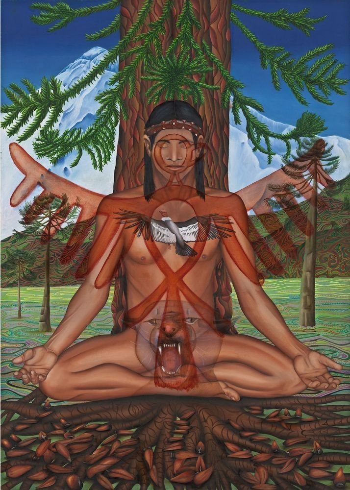Divine Masculine Paper Print