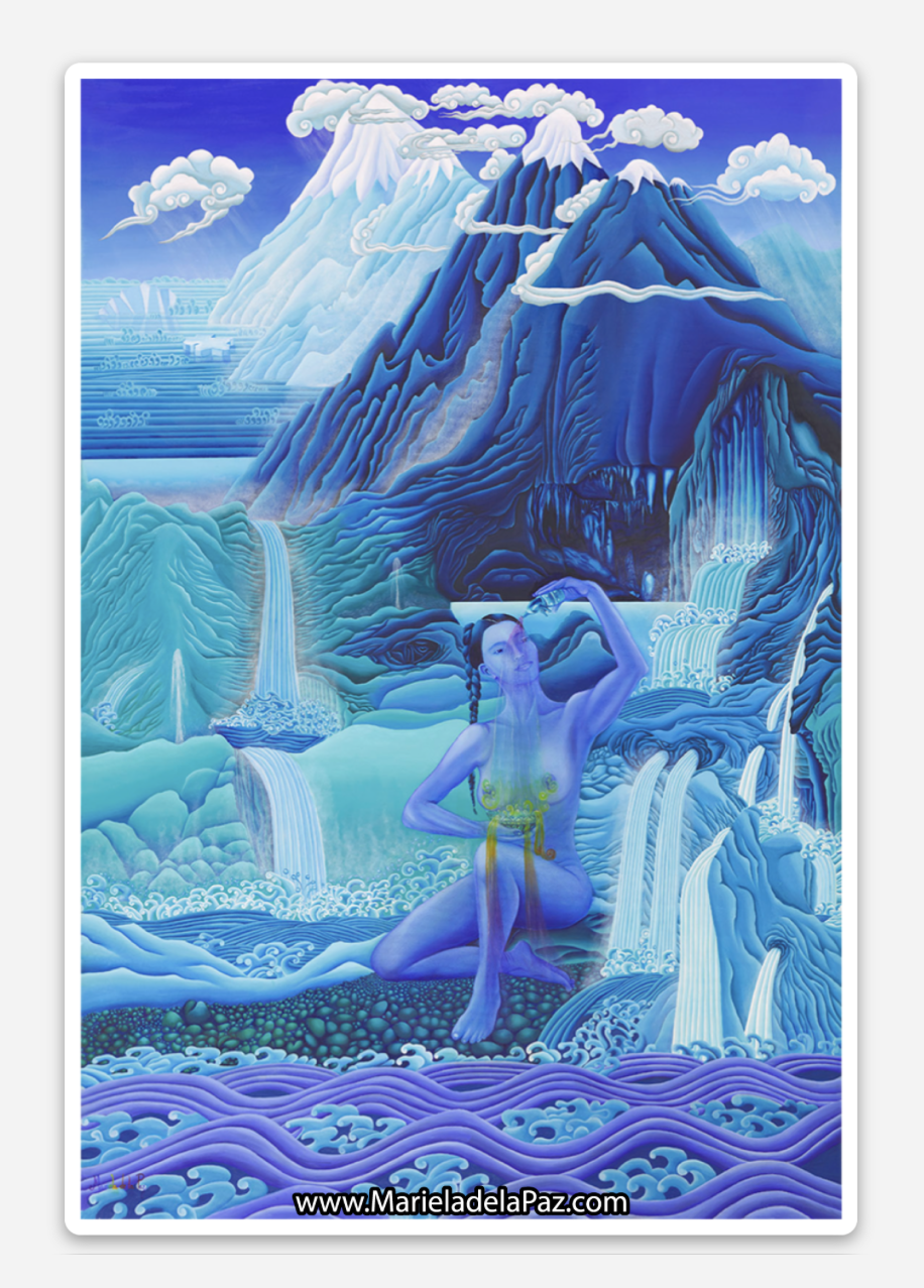 Water Dakini Sticker