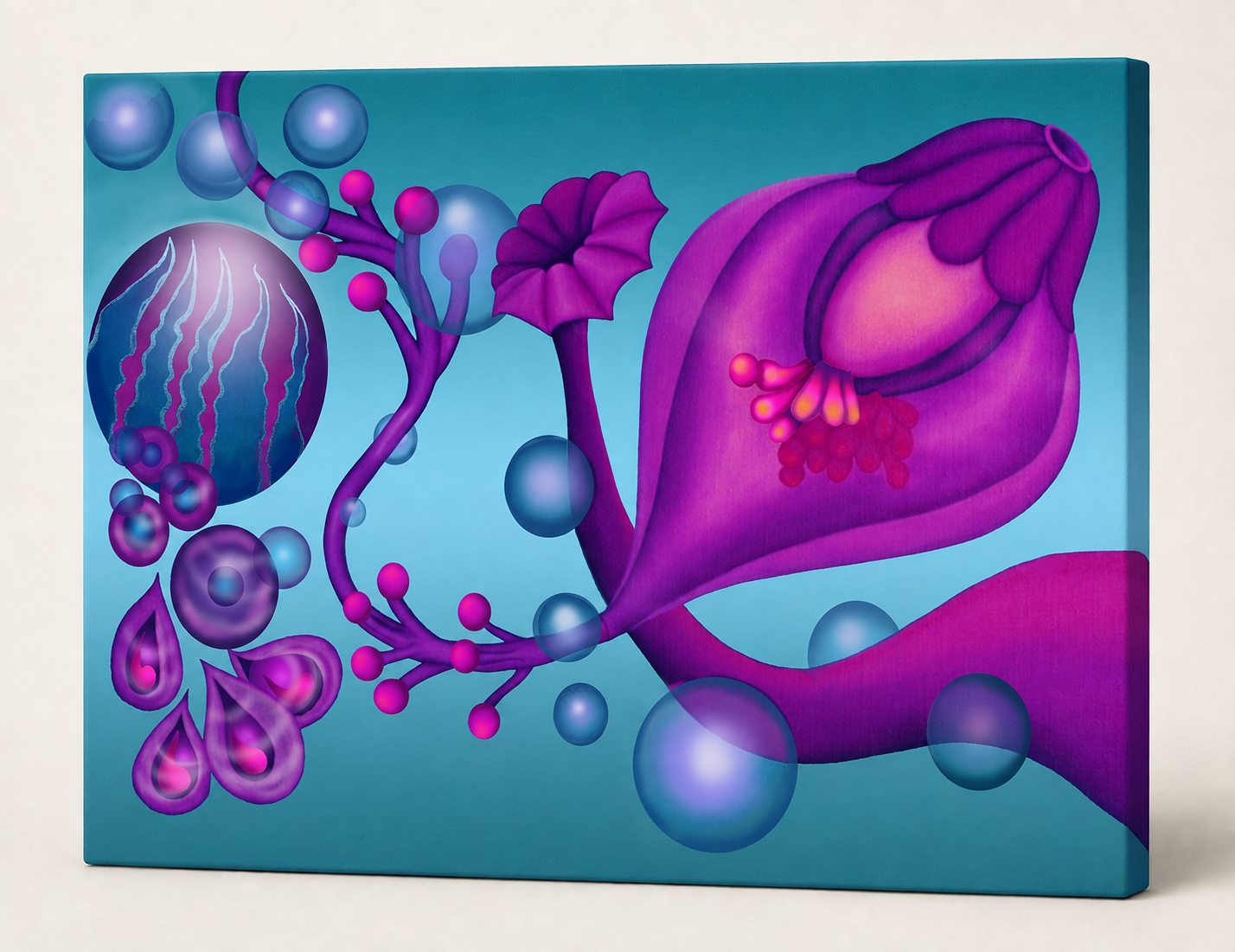 Jolly Jellies 3 Canvas Wrap