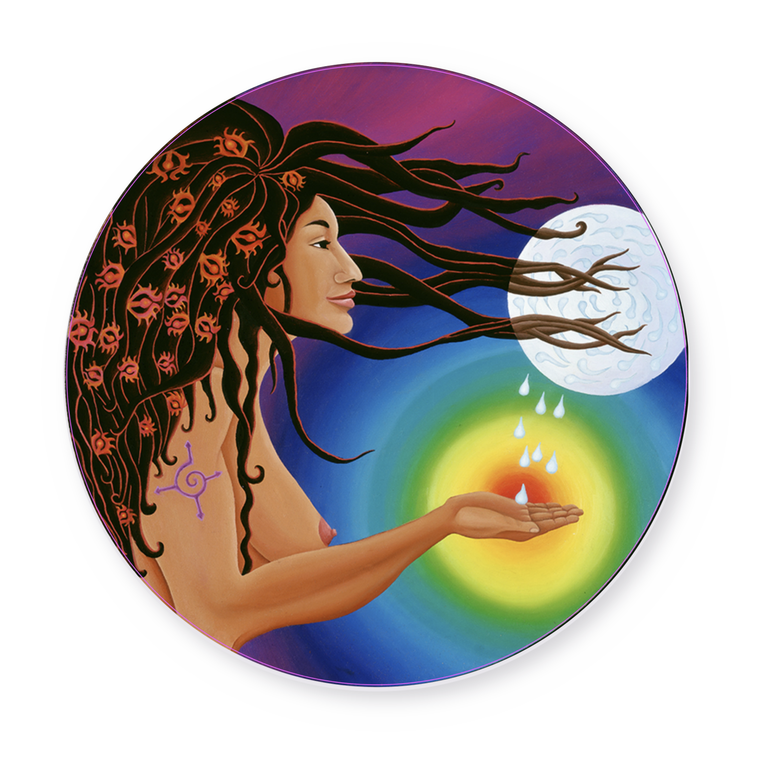 Moon Tears Sticker