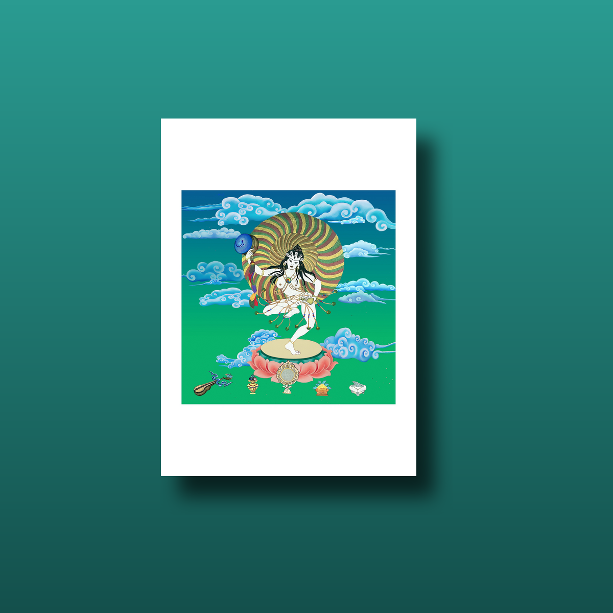 Machig Labdron Greeting Card