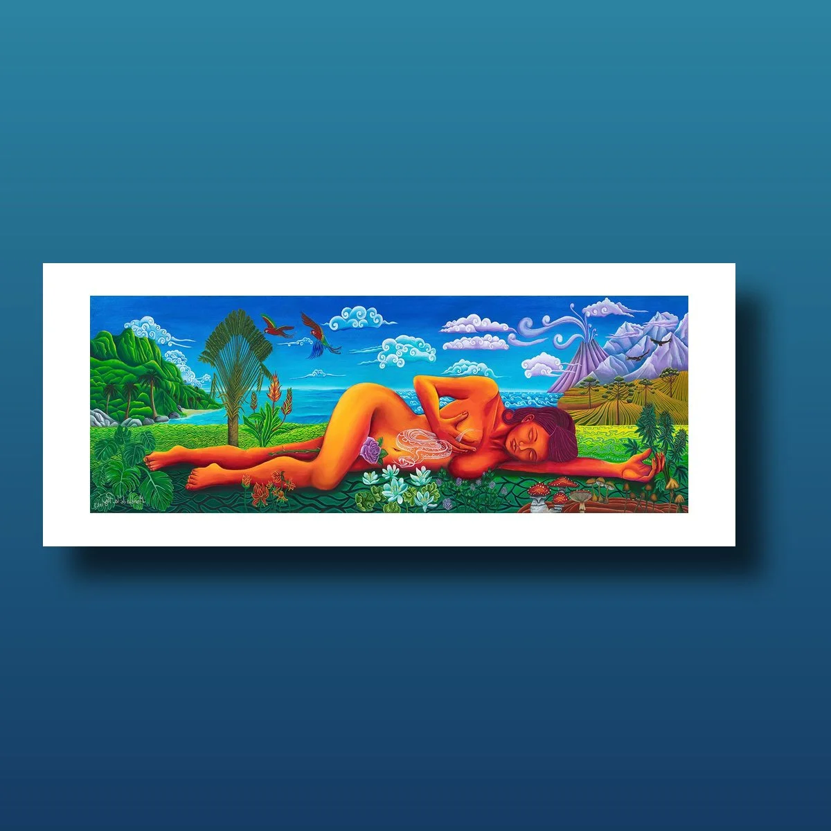 Earth Healing Greeting Card