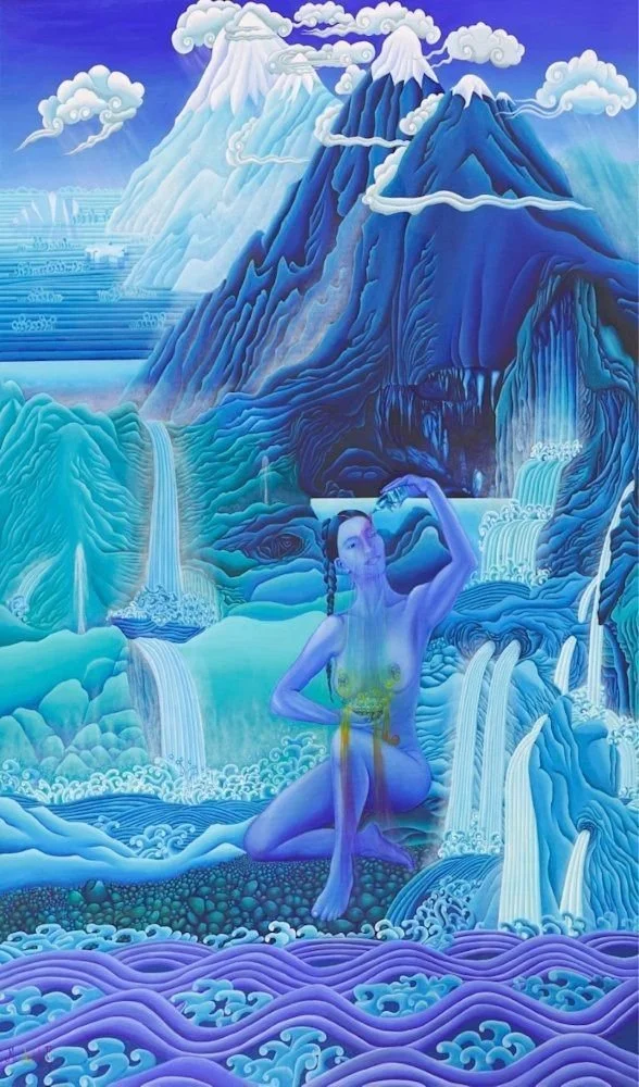 Water Dakini Paper Print