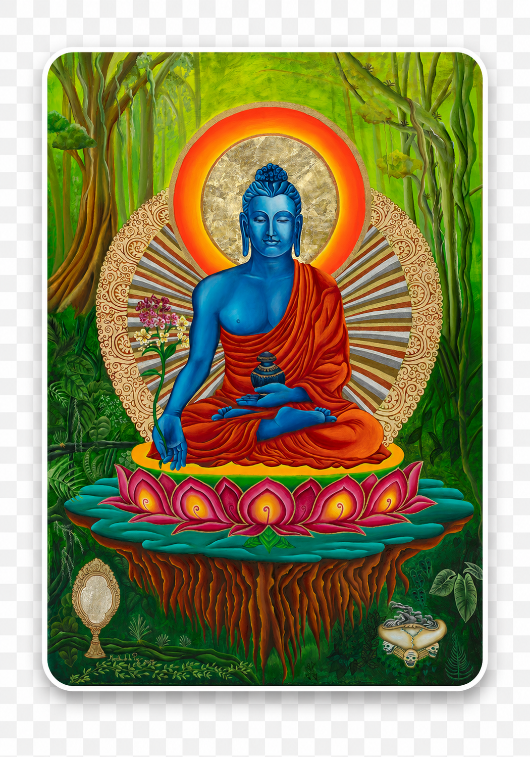 Medicine Buddha Sticker
