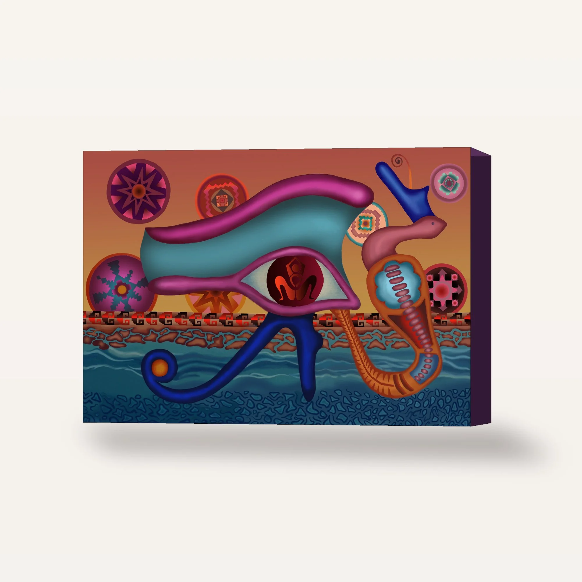 Utchad Eye Canvas Wrap