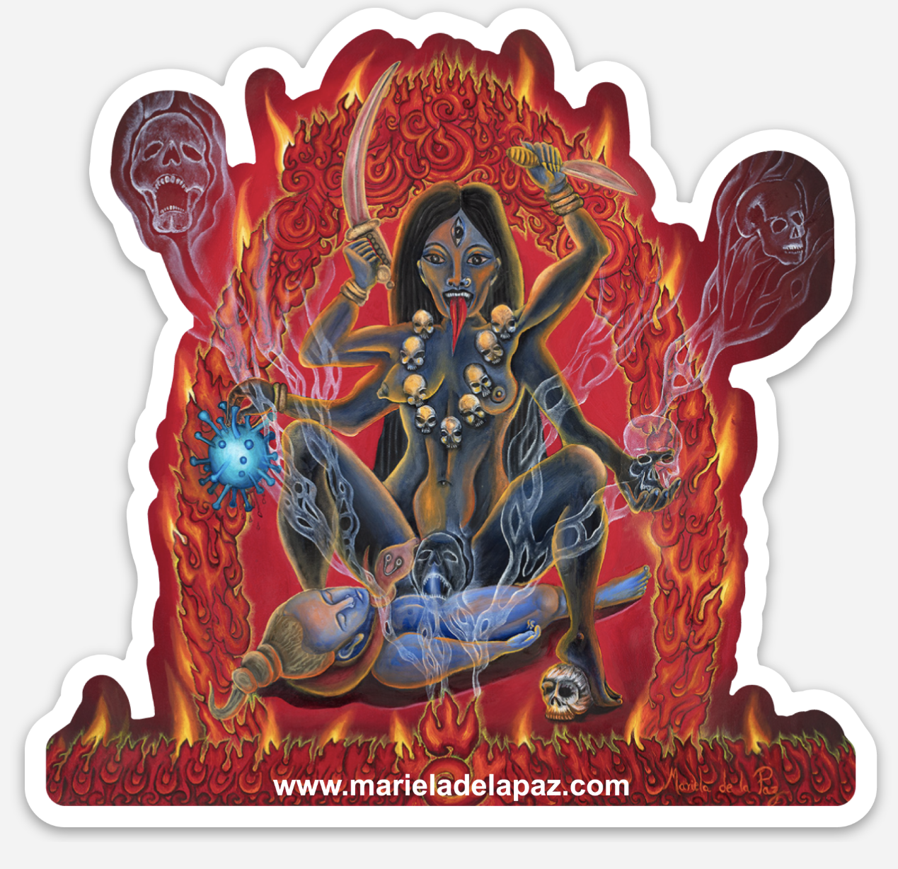Kali's Wrath Sticker