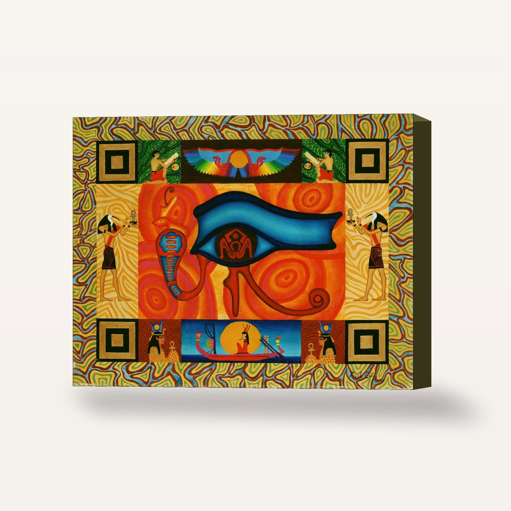 Eye of Horus Canvas Wrap