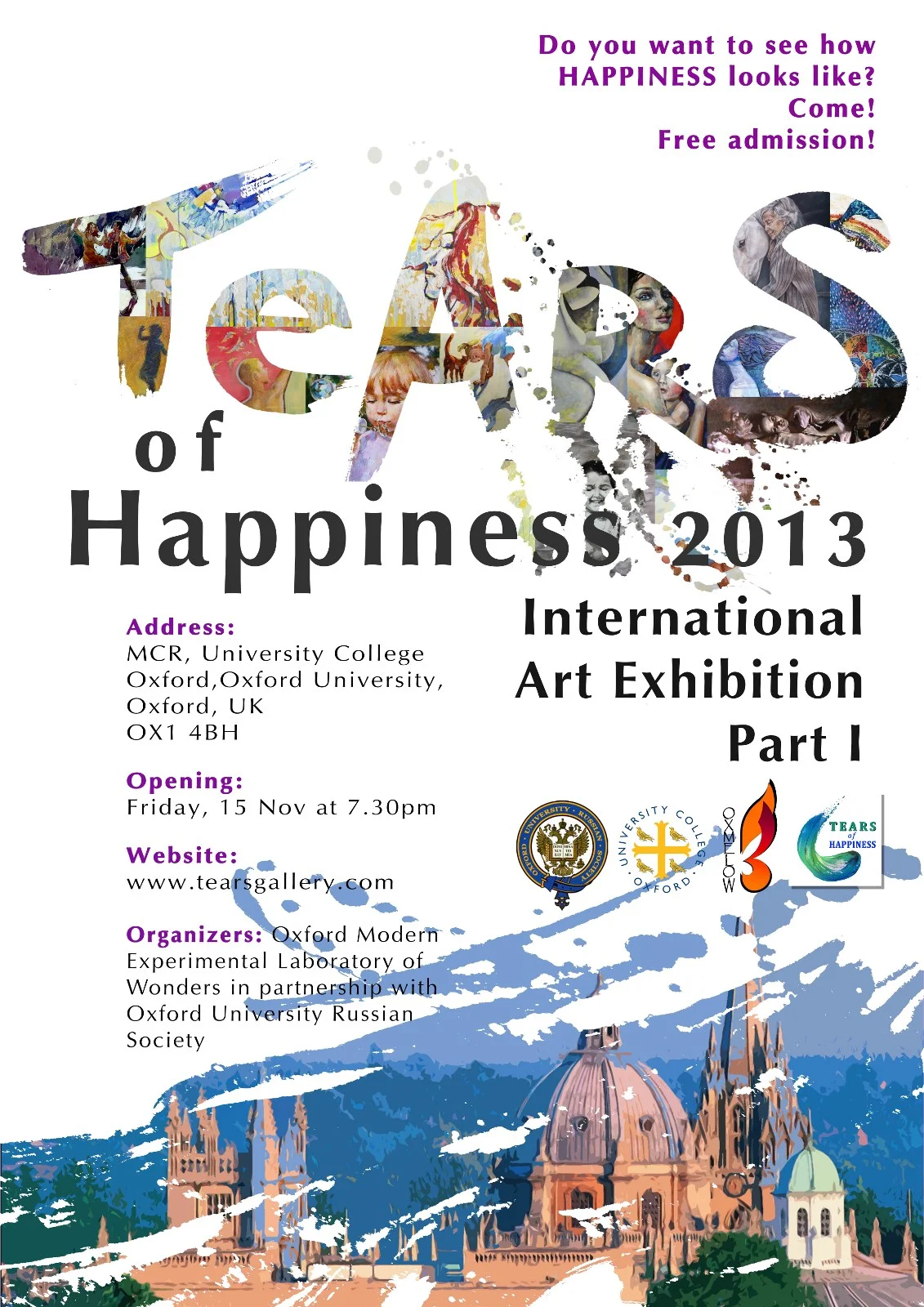 Fine Art Exhibition "Tears of Happiness" in Oxford. Part I.