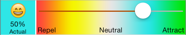 Pop-up Interest Level slider
