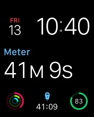 Watch Face (middle and bottom center)