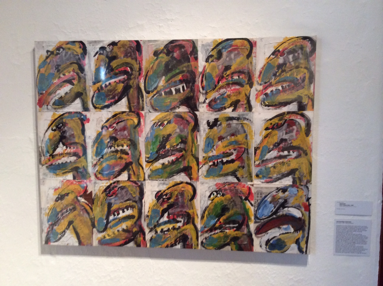 SCHWANKE Série Linguarudos, 1986 Técnica mista sobre papel 90,5 x 119 cm Acervo do Museu de Arte de Joinville