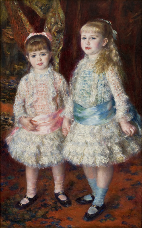 "Rosa e Azul" - "As Meninas Cahen d'Anvers", 1881, MASP)