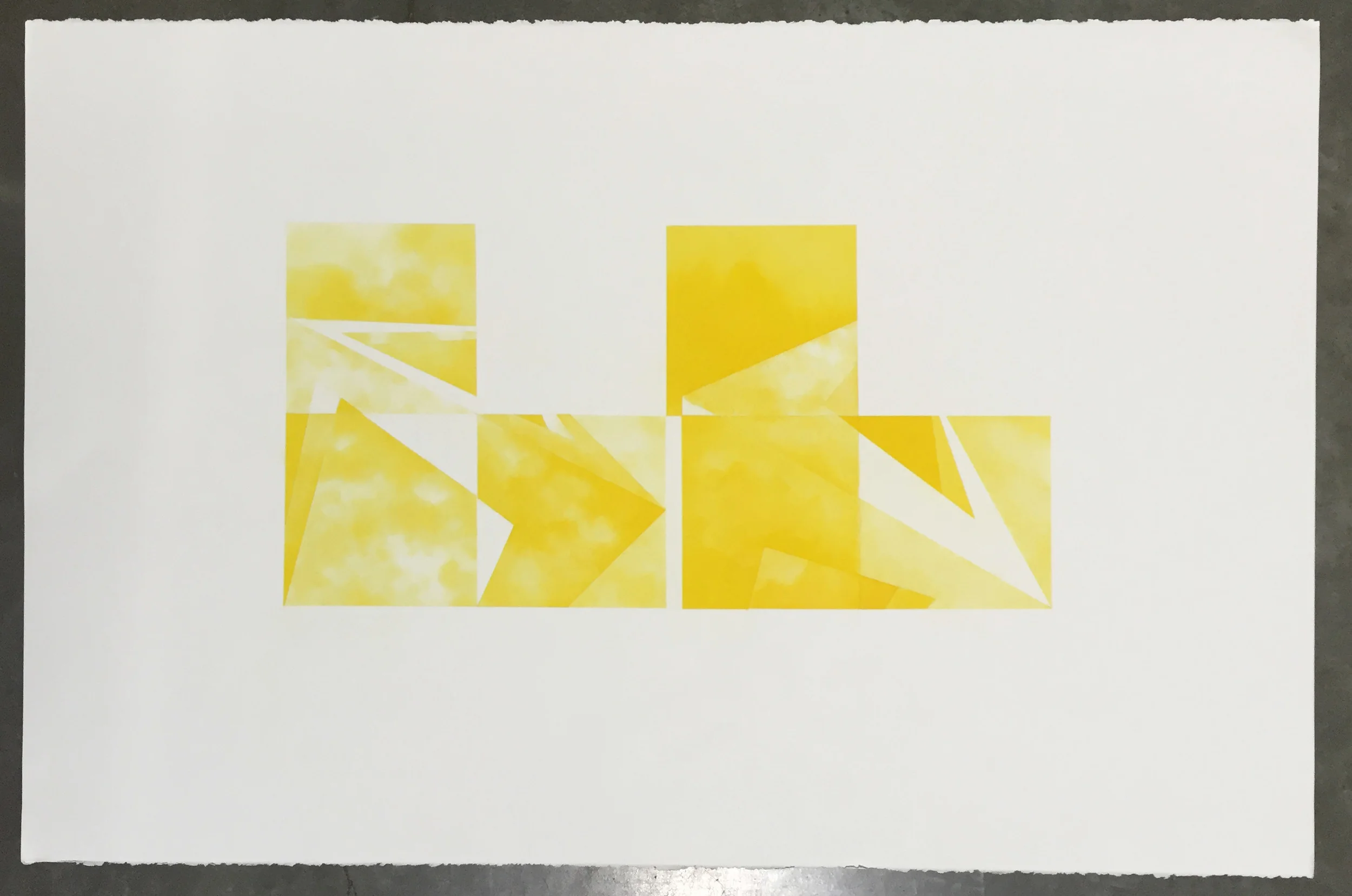   Wedge Series #11  26” X 40” Pastel on paper 