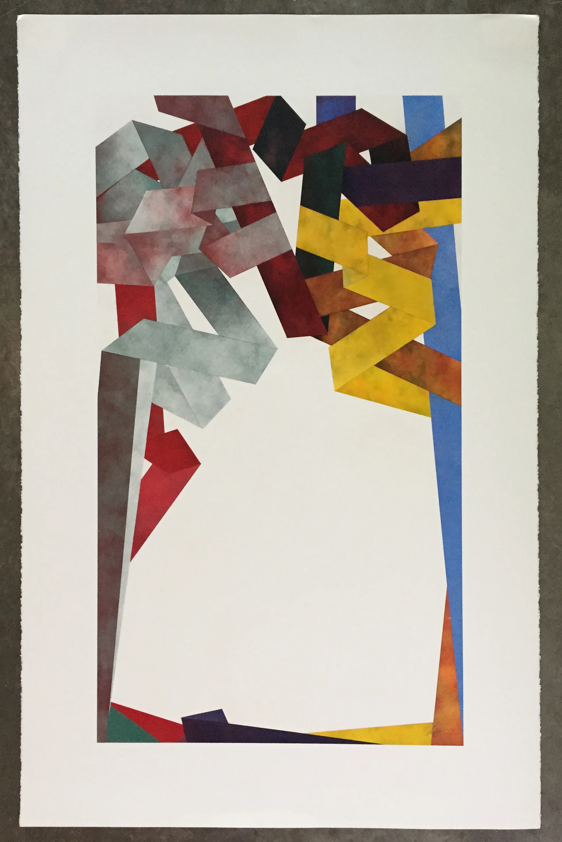   Rebandas #33  40" x 26"&nbsp;&nbsp; Pastel on paper 