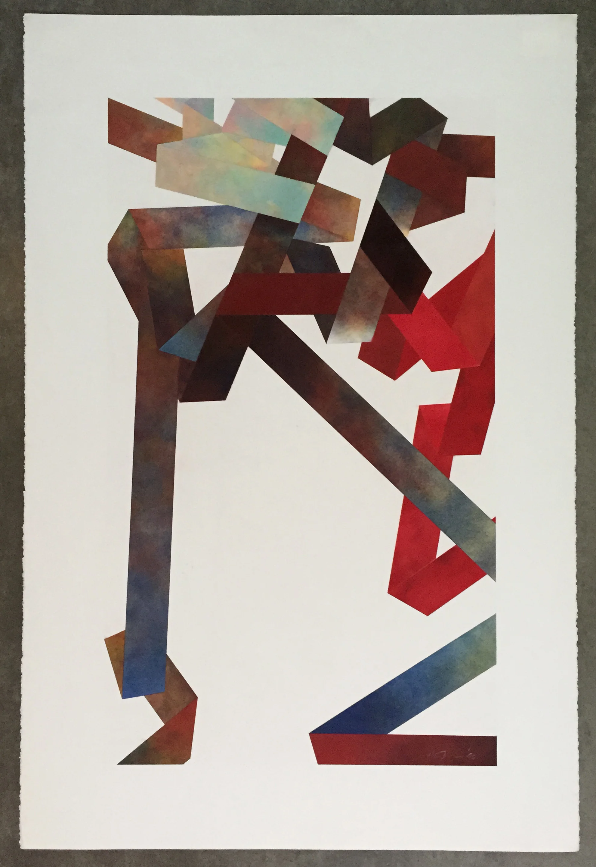   Rebandas #31  40" x 26" Pastel on paper 