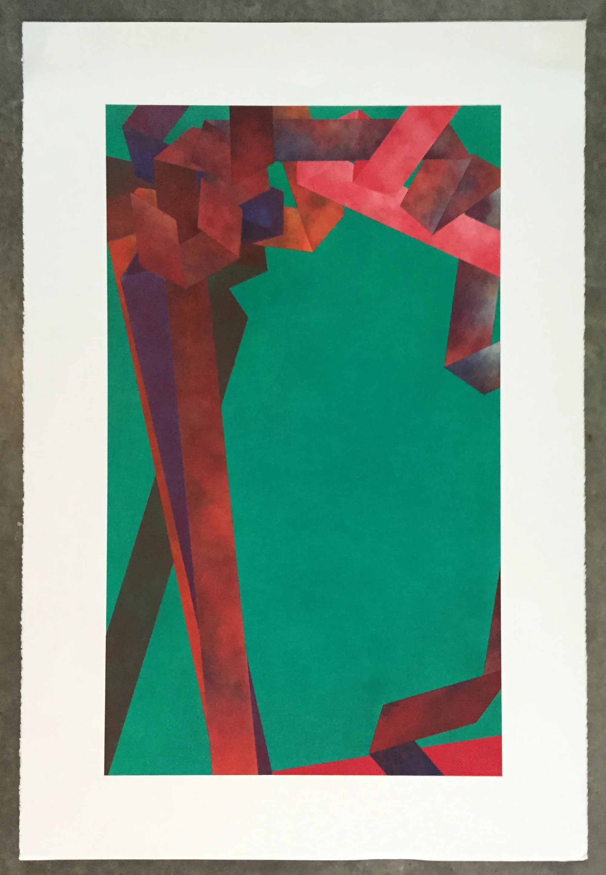   Rebandas #35  40" x 26"&nbsp;&nbsp; Pastel on paper 