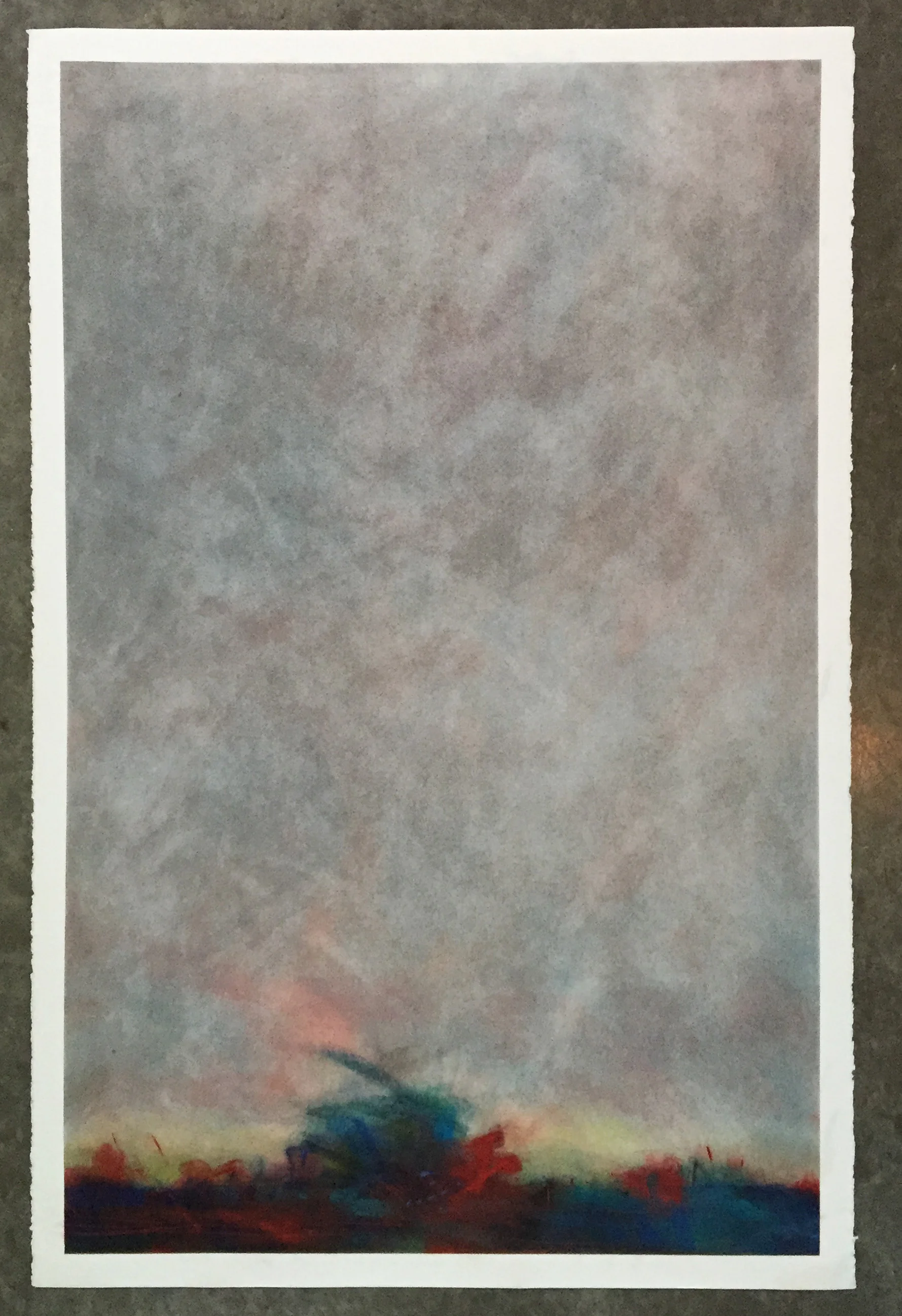   &nbsp;hours, days...  40" x 26"&nbsp;&nbsp; Pastel on paper 