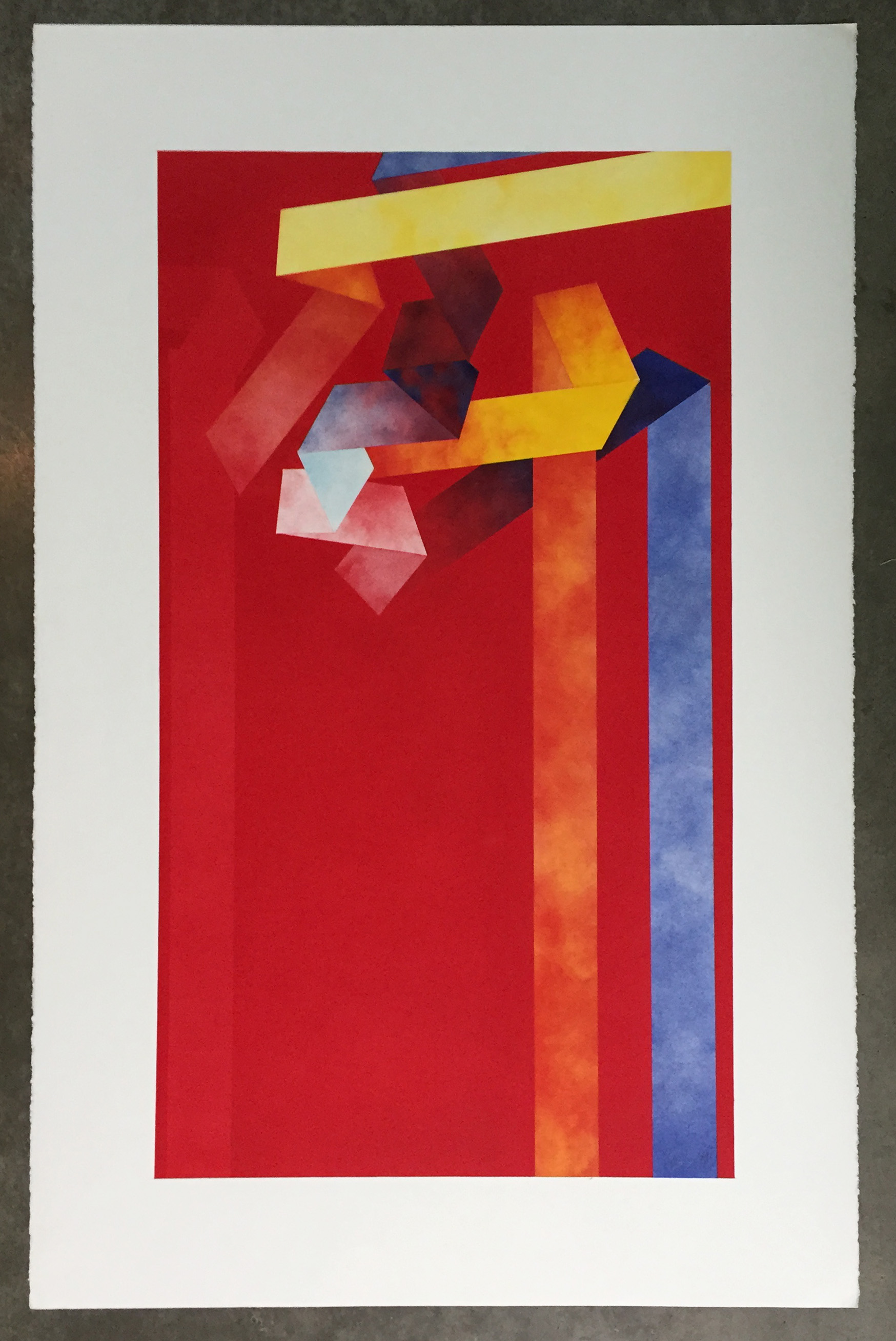   Rebandas #34  40" x 26"&nbsp;&nbsp; Pastel on paper 