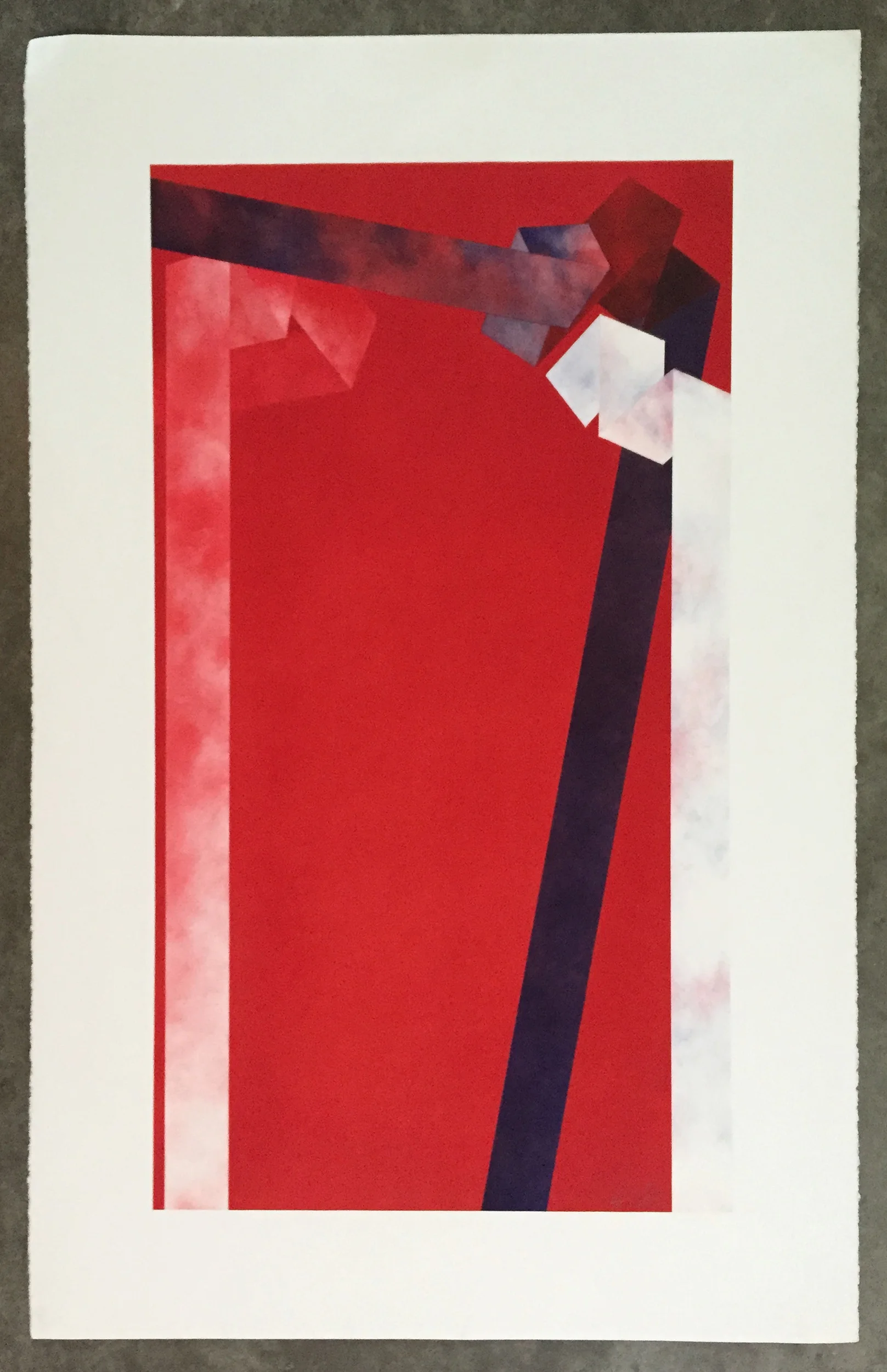   Rebandas #32  40" x 26"&nbsp;&nbsp; Pastel on paper 