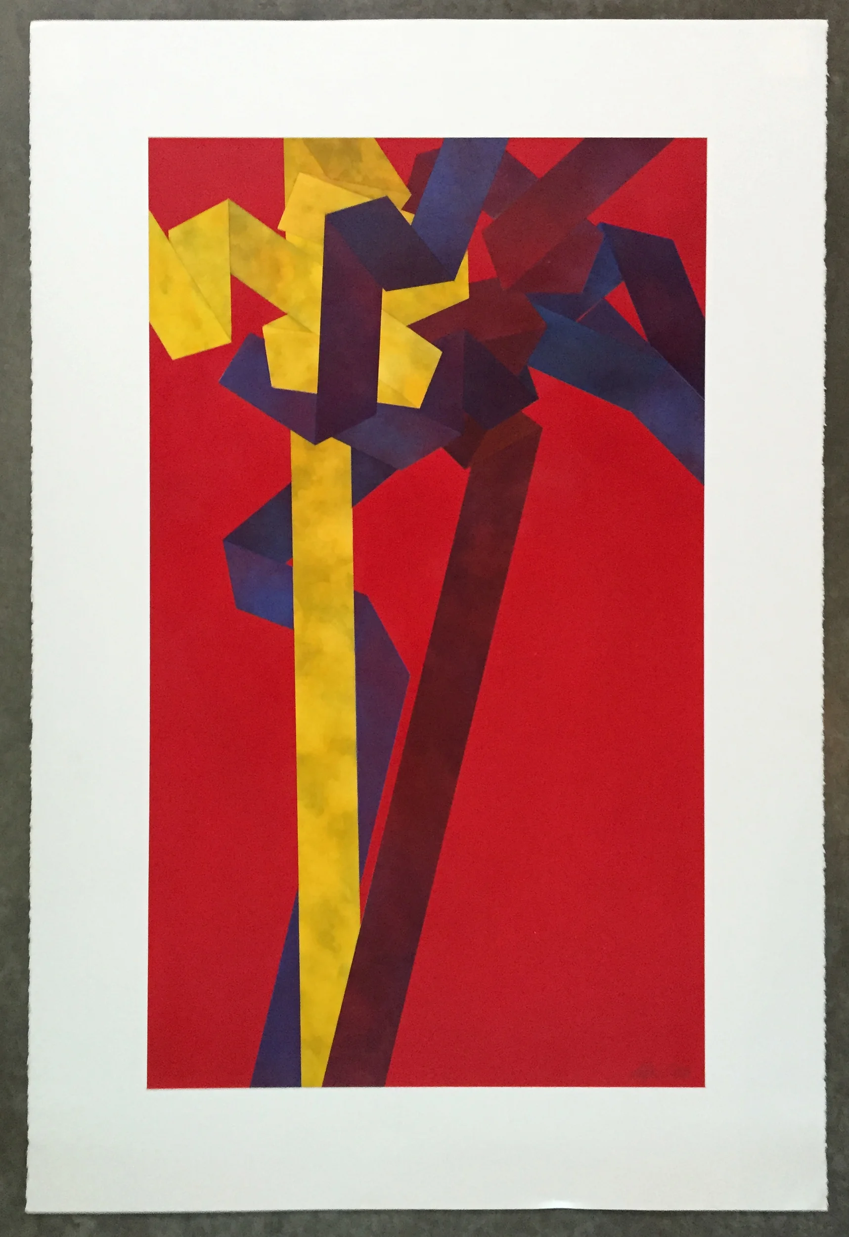   Rebandas #36  40" x 26"&nbsp;&nbsp; Pastel on paper 