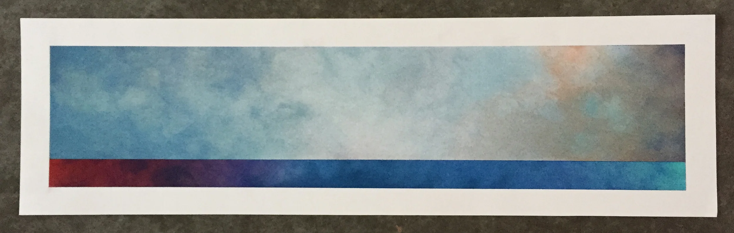   Scape XII  6 3/4" x 24" 